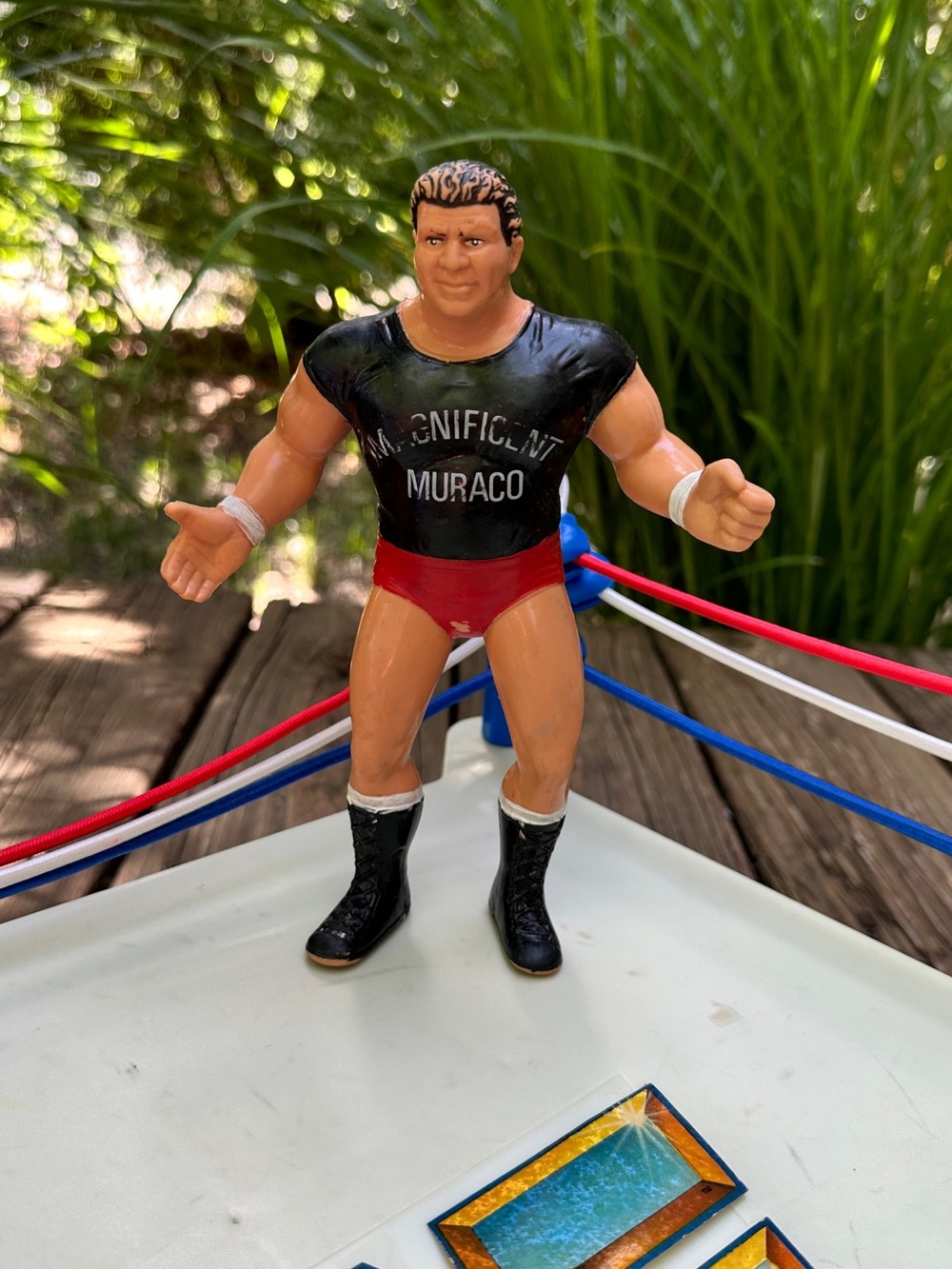 Vintage 1986 LJN WWF WWE Magnificent Muraco Wrestling Superstars Action Figure